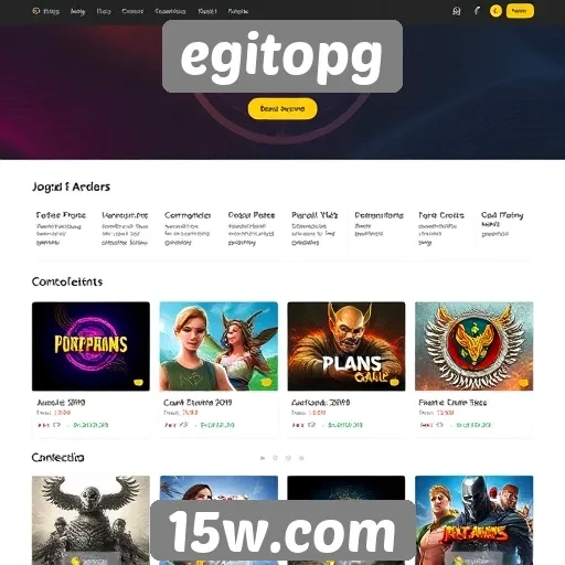 Comparativo entre egitopg e outros sites de jogos